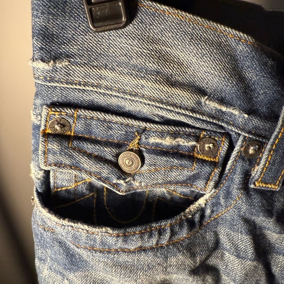 Mens True Religion Denim Shorts - Picture 3 of 7